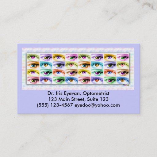 Customizable Business Cards - Pop Art Eyes, I