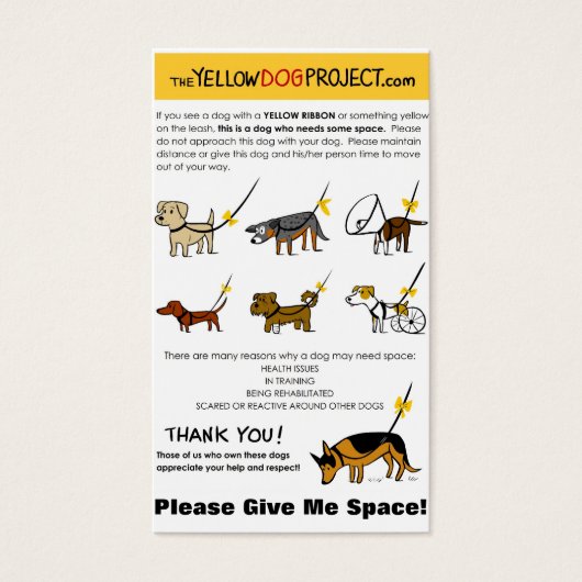 Business Cards "Poster" (Front)