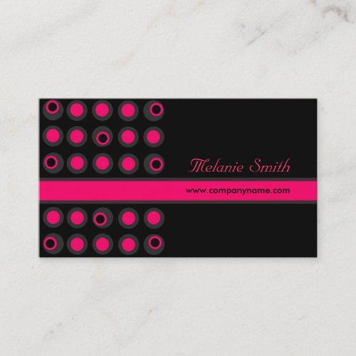 Business Cards - Retro Dots