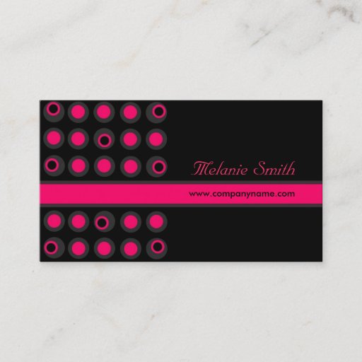 Customizable Business Cards - Retro Dots
