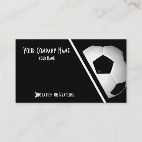 Business Cards Soccer / Football
