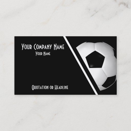 Customizable Business Cards Soccer / Football