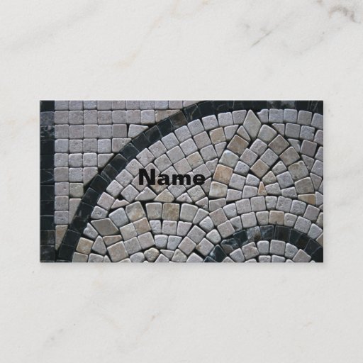 Customizable Business Cards  Stone2-Monogram