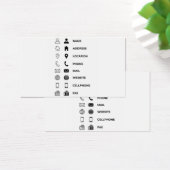 Business cards template (Desk)