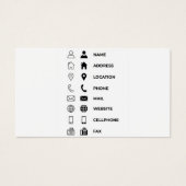 Business cards template  (Front)