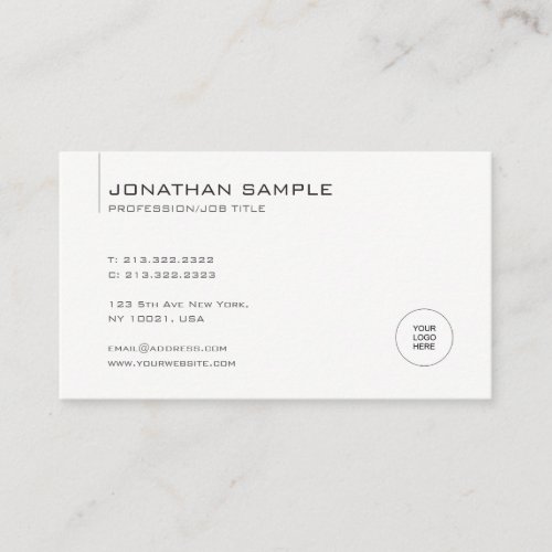 Business Cards Template Modern Elegant Simple