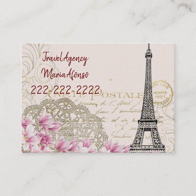 Business Cards, Travel Agency Business Cards (Front)