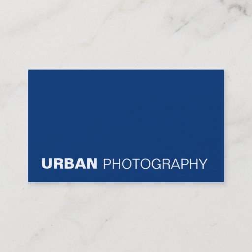 Customizable business cards > urban photography  [blue]