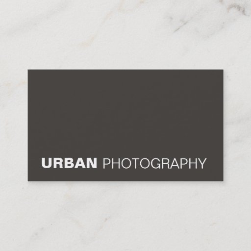 Customizable business cards > urban photography  [charcoal]