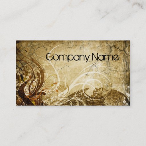 Customizable Business Cards - Vintage Vine design
