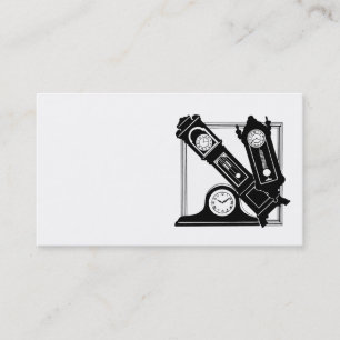 Business Cards with Antique Clocks
