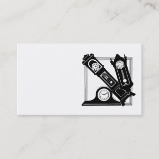 Business Cards with Antique Clocks