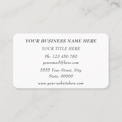 Business Cards with Logo Name Address Contact Info