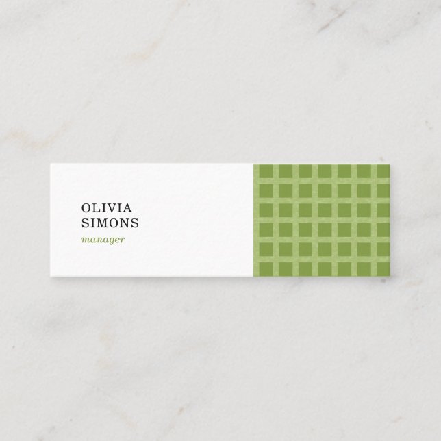 Business Cards with pattern (Front)