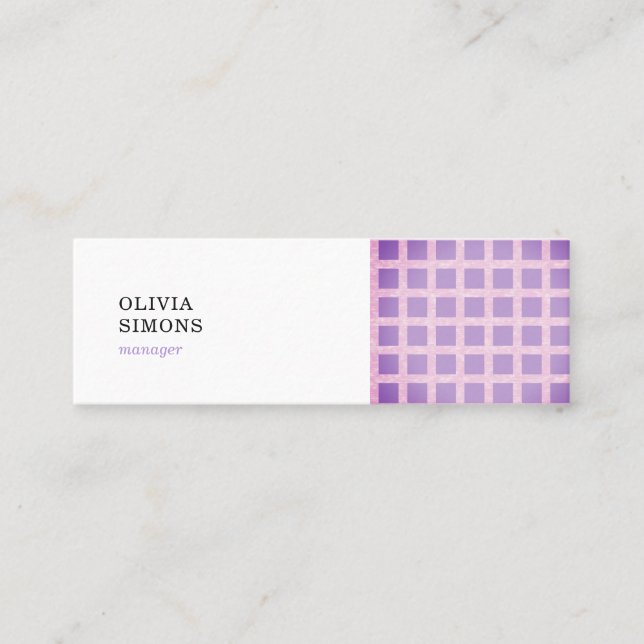 Business Cards with pattern (Front)
