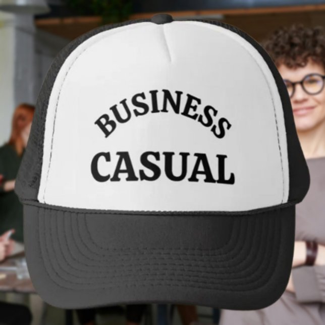 “Business Casual” – Funny Office Humor Trucker Hat (Creator Uploaded)