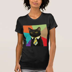 Business Cat Advice Animal Meme T-Shirt