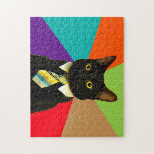 black cat jigsaw puzzle
