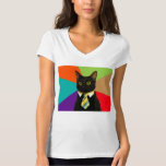 business cat - black cat T-Shirt