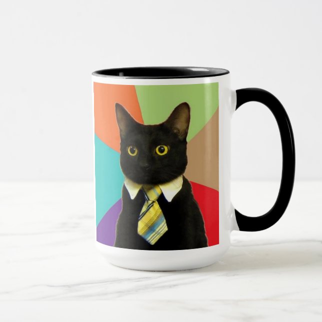 Business Cat Mug (Right)