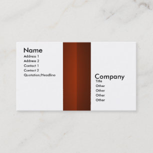 Business Center Collection Card