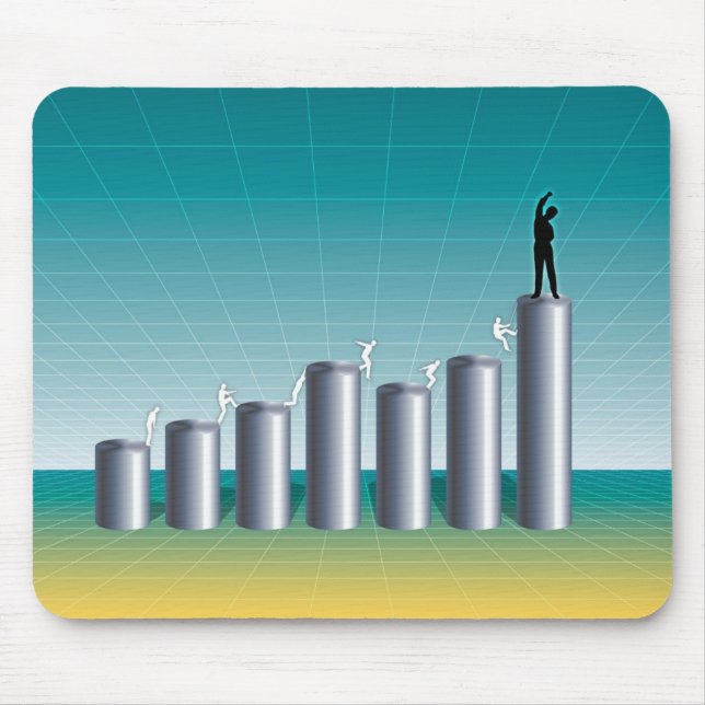 Business Chart Mouse Pad (Front)