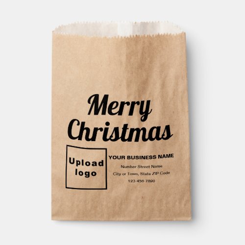 Business Christmas Brown Favor Bag