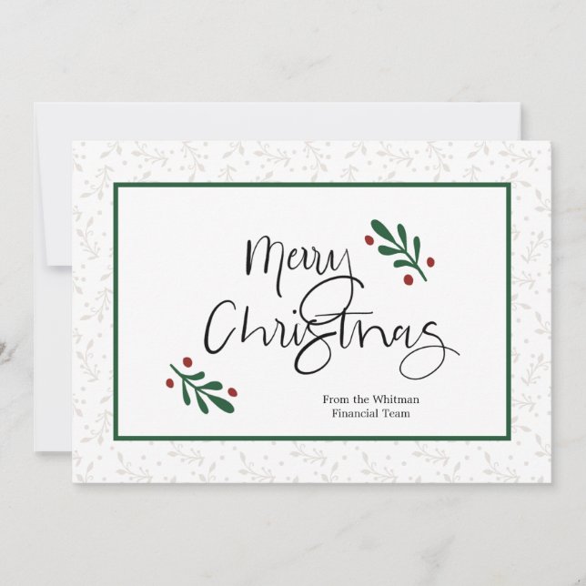 Business Christmas Card (Front)