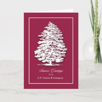 Business Christmas Card / Add Business Name by SueshineStudio at Zazzle