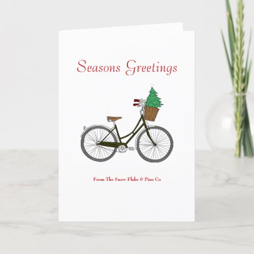 Business Christmas Festive Season Greeting Card