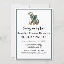 Business Christmas Golf Theme Party Par-Tee