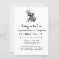 Business Christmas Golf Theme Party Par-Tee