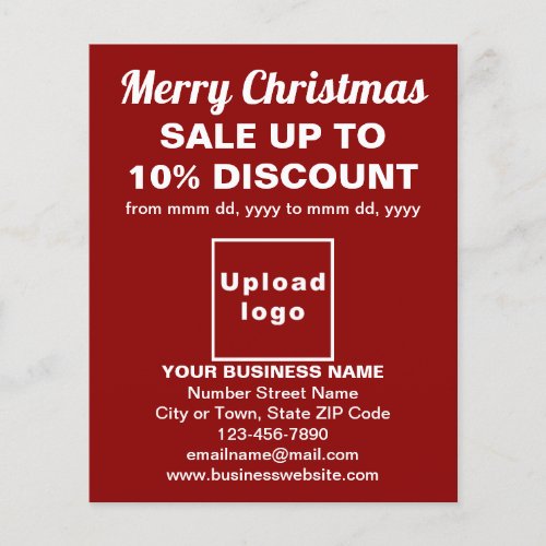 Business Christmas Sale on Red Flyer