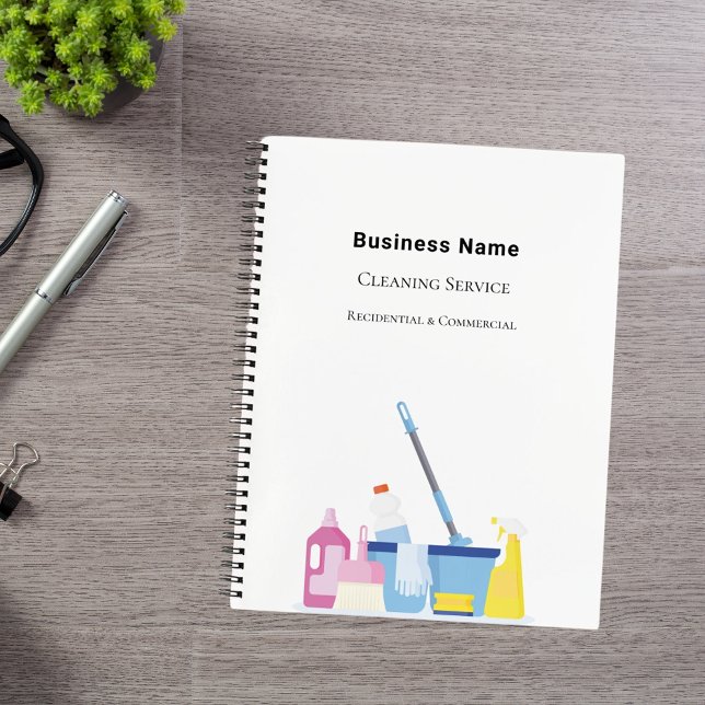 Business cleaning service checklist notebook (Creator Uploaded)
