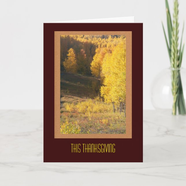 Business Client Thanksgiving Card (Front)