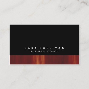 Business Coach Training Rustic Wood Texture Business Card by businesscardsstore at Zazzle