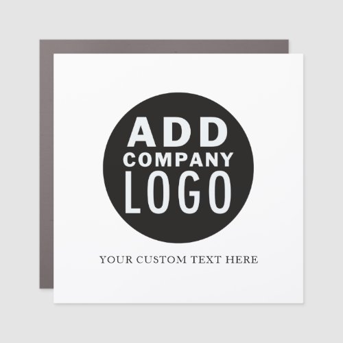 Business Company Add Your Own Logo  Car Magnet