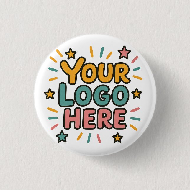 Business, Company, Advertising Your Logo Here Button (Front)