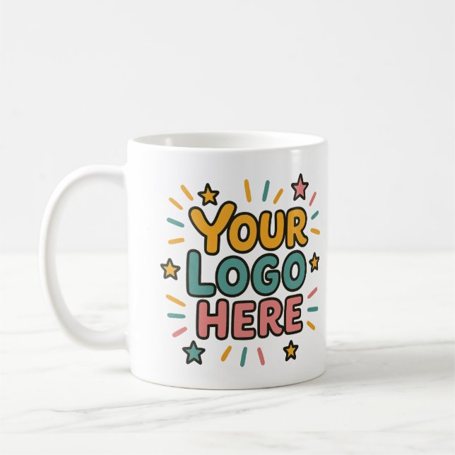 Business, Company, Advertising Your Logo Here Coffee Mug (Left)