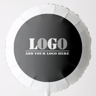 Business Company Black Create Your Own Picture Balloon