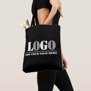 Business Company Black Create Your Own Picture Tote Bag