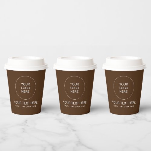 Business Company Corporate Event Stylish Simple Paper Cups