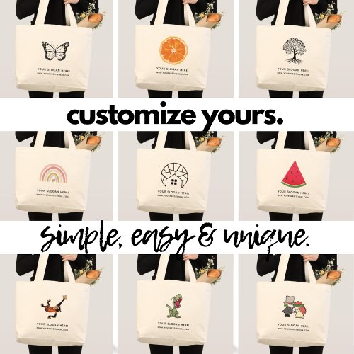 Business Company Corporate Giveaways Logo Tote Bag