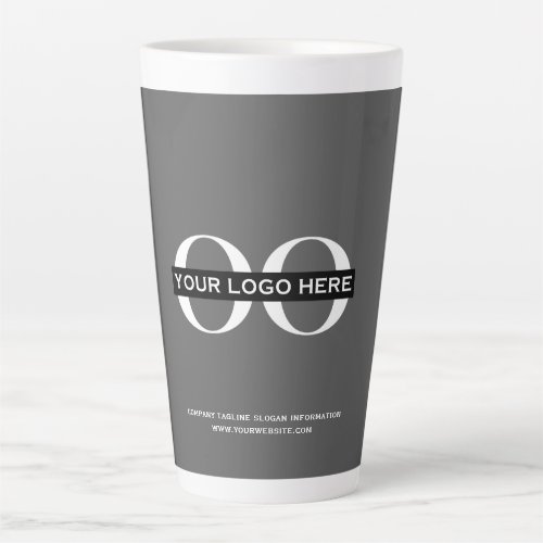 Business Company Corporate Logo Minimalist Latte Mug