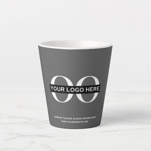 Business Company Corporate Logo Minimalist Latte Mug