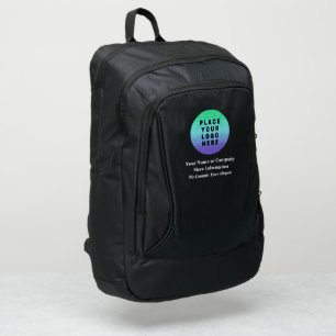 Business Company Corporate Logo Modern Custom Port Authority® Backpack