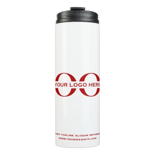 Business Company Corporate Logo Thermal Tumbler
