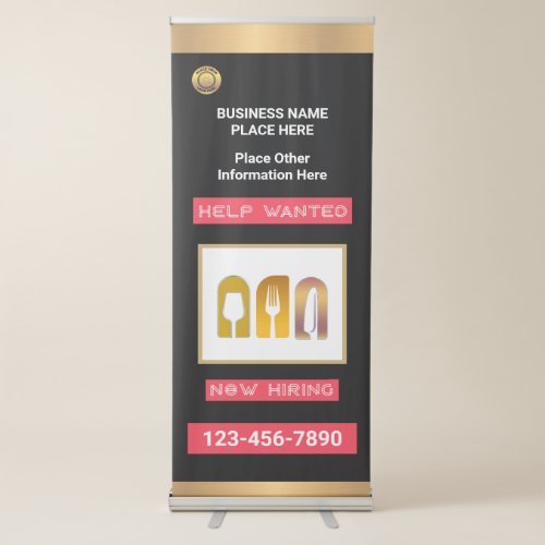 Business Company Corporate Professional Logo  Retractable Banner