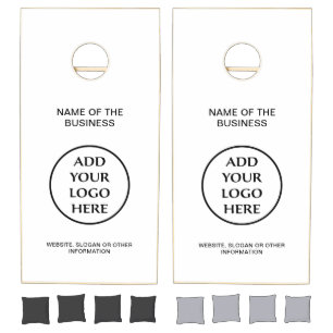 Business Company Corporate Professional Your Logo Cornhole Set