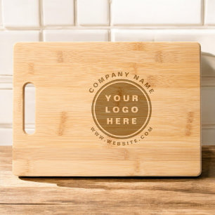 Business Company Corporate Your Logo Modern  Engraved Cutting Board